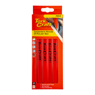 (image for) Tork Craft Carpenters Pencil 175mm - 12 Per Box
