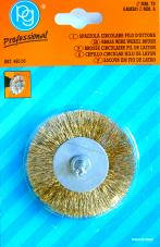 (image for) 75mm Brass Wire Wheel Brush
