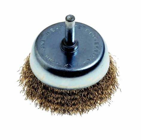 (image for) 50 X 6mm Brass Wire Cup Brush