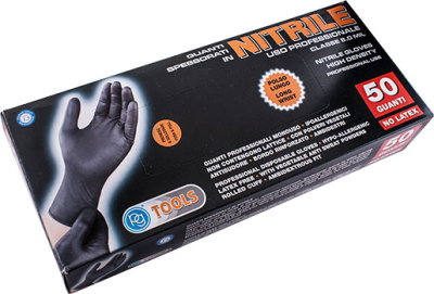 (image for) Nitrile Gloves Large 50 Pce High Density ( X25 Pairs )