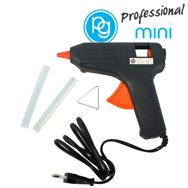 (image for) PG Professional Hot Melt Glue Gun 40W with 2 Glue Sticks