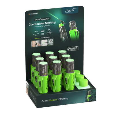 (image for) Pica Powder Display (9pc X Marker, 3pc Powder Refill)