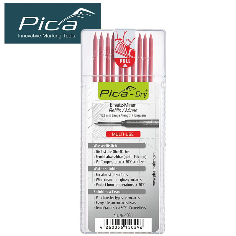 (image for) Pica Dry Refills 10pc Red