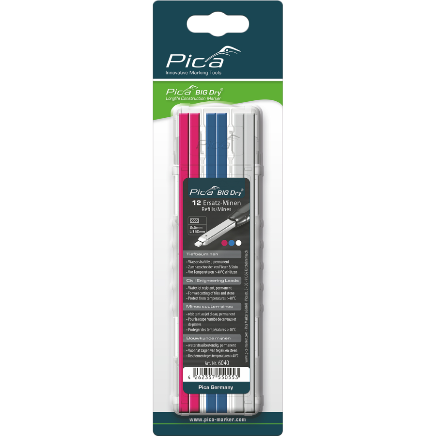 (image for) Pica Big Dry Refill Set Special Ass. Colors Permanent - Sb