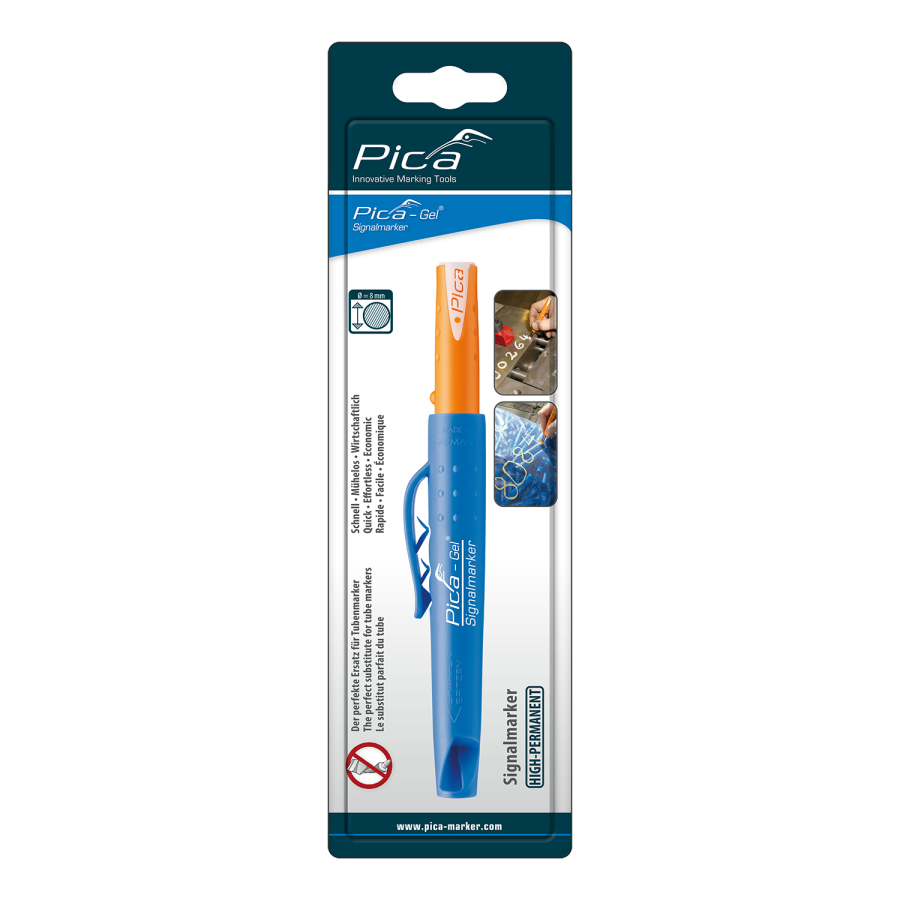 (image for) Pica Gel Signalmarker Crayon Marker Blue