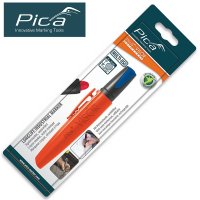 (image for) Pica Visor Permanent Marker 10mm Tip Blue In Blister