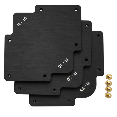 (image for) Radius Angle Gauge 3pc (r10,r15,r20,r25,r30,r35)
