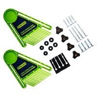 Feather Board 2pc Set Multipurpose Incl. Fixing (image for) Feather Board 2pc Set Multipurpose Incl. Fixing
