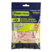 Pro-tech Biscuit Joining #0 100/pack (image for) Pro-tech Biscuit Joining #0 100/pack