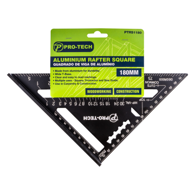 (image for) Rafter Square 180mm Aluminium