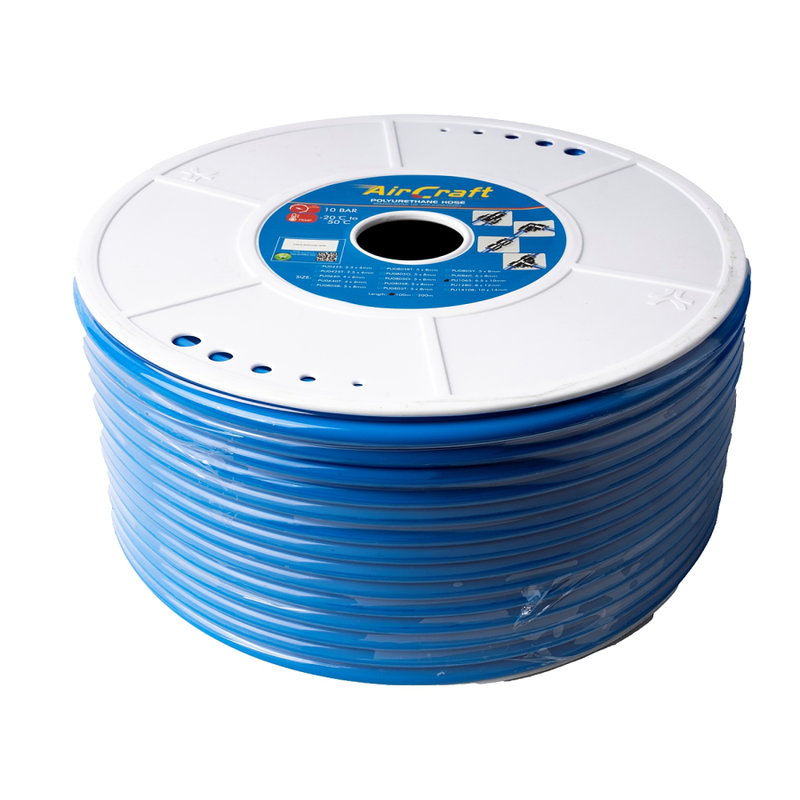 (image for) Polyurethane Hose Blue 10mm O.d. Per Metre (100m Roll)