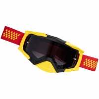 (image for) Tork Craft Mx Race Goggles Red & Yellow Adult