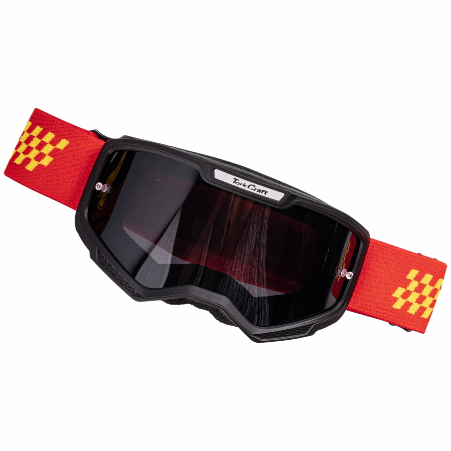 (image for) Tork Craft Mx Race Goggles Red & Yellow Junior