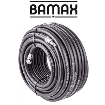 (image for) Rubber Air Hose 8mmx30m W.quick Coupler Bx15813r30