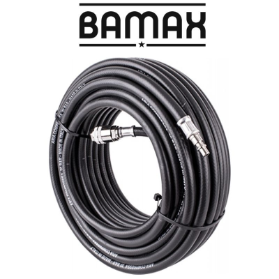 (image for) Rubber Air Hose 10mmx20m W.quick Coupler