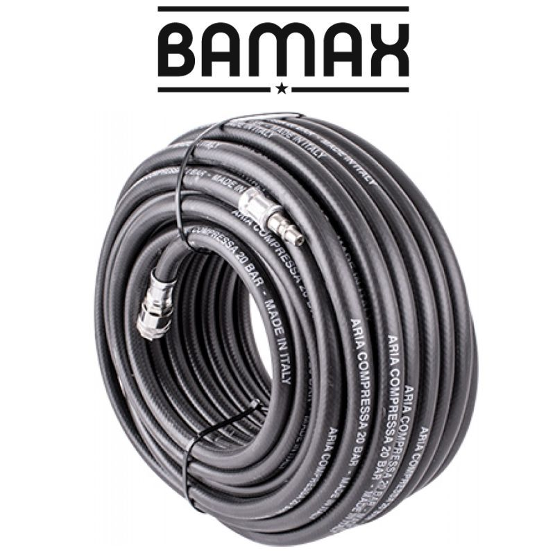 (image for) Rubber Air Hose 10mmx30m W.quick Coupler