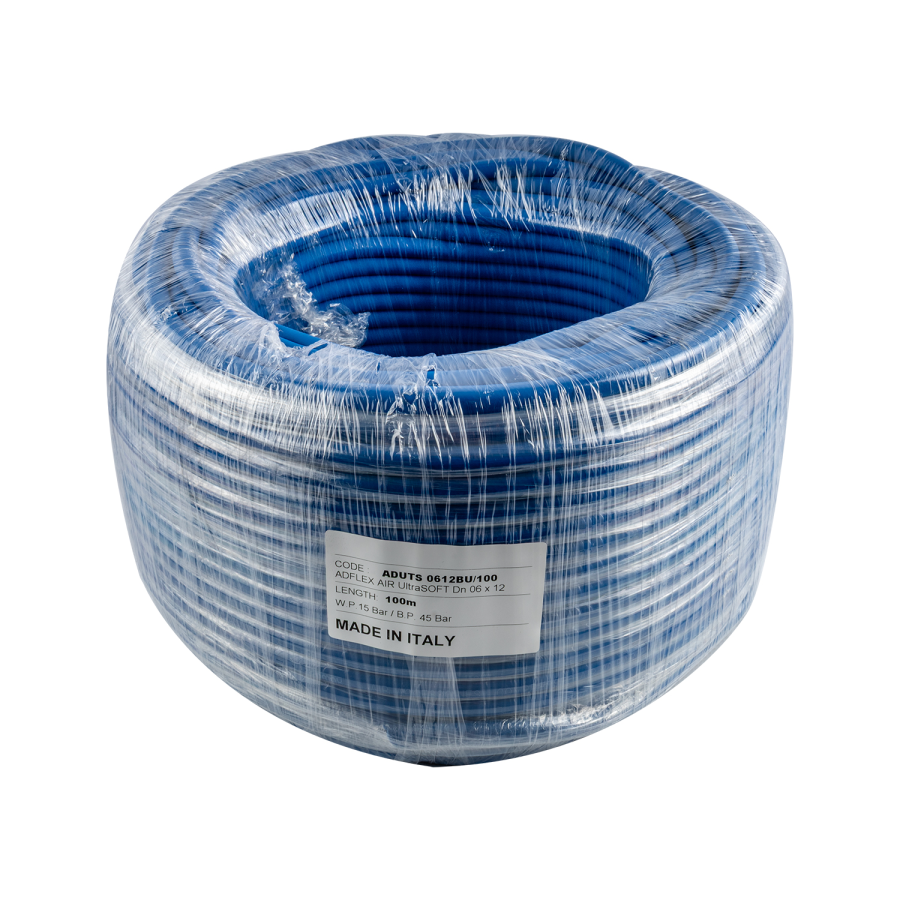 (image for) Ultra Soft Air Hose 6mm X12mm Blue X100m Bp45 Bar