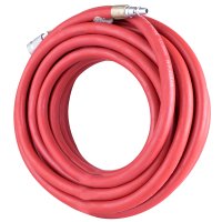 (image for) Rubber Hose Kit 8mmx10m Red W/aro Coupler