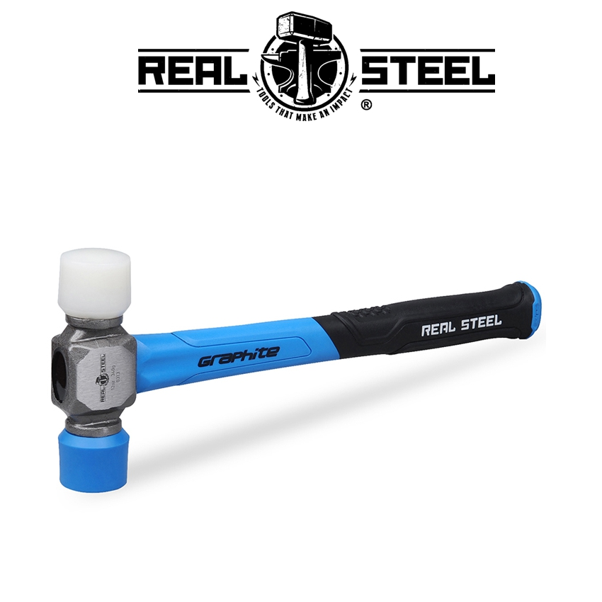 (image for) Hammer Mallet Plastic D/head 350g 12oz Graph. Handle