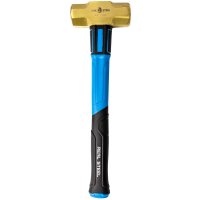 Brass Hammer 4lb Sledge Fibre Glass Handle (image for) Brass Hammer 4lb Sledge Fibre Glass Handle