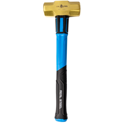 (image for) Brass Hammer 4lb Sledge Fibre Glass Handle