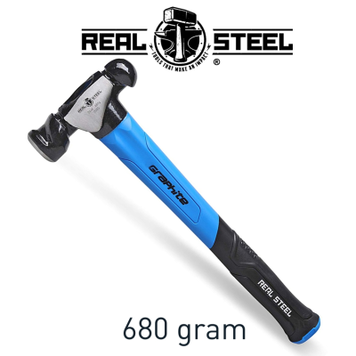 (image for) Hammer Ball Pein 700g 24oz Graph. Handle Real Steel