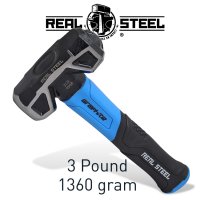 Hammer Sledge/cross Strike 1.3kg 3lb Graph. Handle Real Steel (image for) Hammer Sledge/cross Strike 1.3kg 3lb Graph. Handle Real Steel