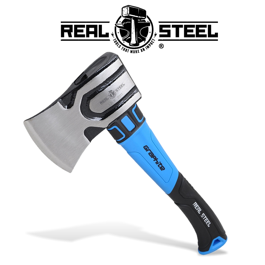 (image for) Axe Hammer Head Small Graph. Handle Real Steel