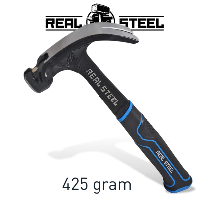 (image for) Hammer Claw Curved 425g 15oz All Steel Handle Real Steel