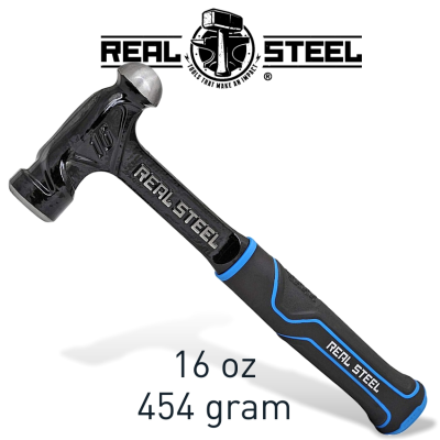 (image for) Hammer Ball Pein 450g 16oz Ultra Steel Handle Real Steel