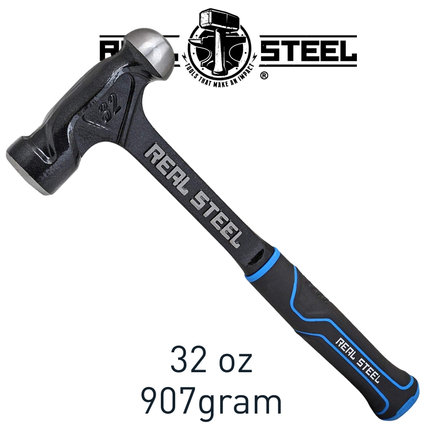 (image for) Hammer Ball Pein 900g 32oz Ultra Steel Handle Real Steel