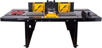 Tork Craft Router Table With Fence & Feather Board -16cm Base Routers (image for) Tork Craft Router Table With Fence & Feather Board -16cm Base Routers