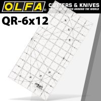 (image for) Quilt Ruler Imperial 6in X 12in