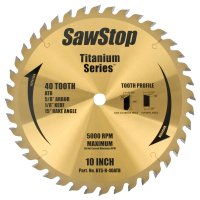 (image for) Tct Saw Blade 254mm X 40t X 16mm Comb. Titanium Series