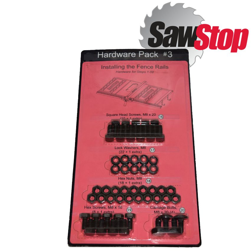 (image for) Sawstop Hardware Pack No.3