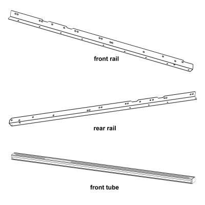(image for) Professional And Cns 36” Rail Assembly