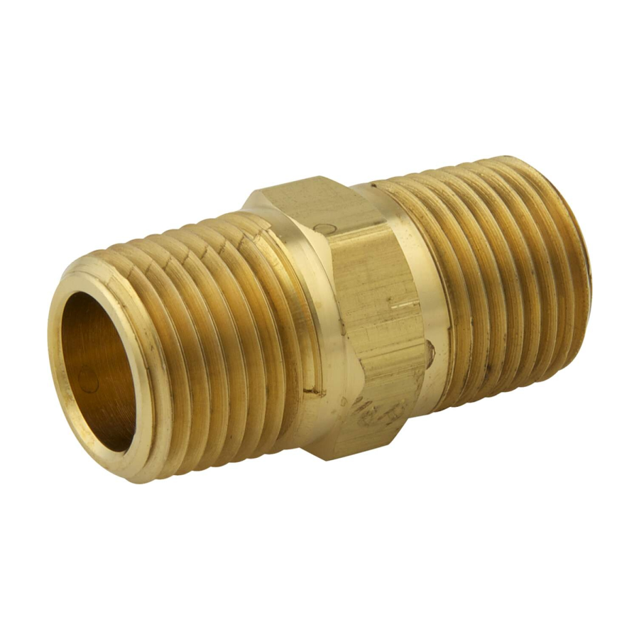 (image for) Nipple Brass 1/4x1/4 M/m