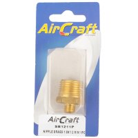 Nipple Brass 1/8x1/2 M/m 1pc Pack (image for) Nipple Brass 1/8x1/2 M/m 1pc Pack