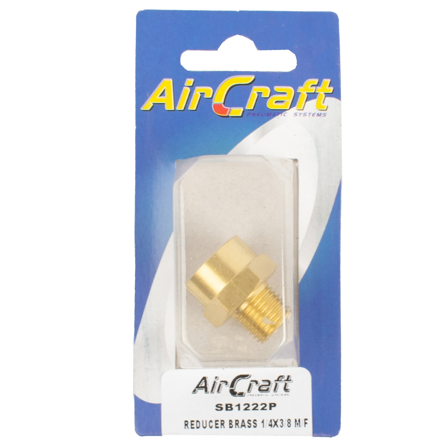 (image for) Reducer Brass 1/4x3/8 M/f 1pc Pack