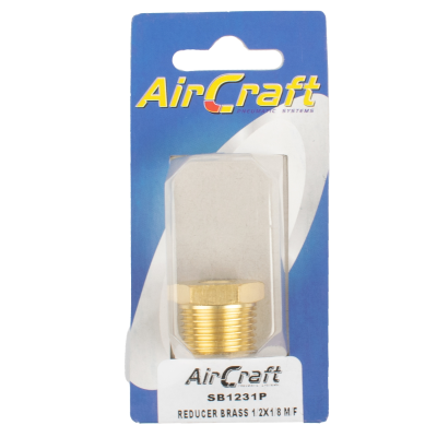 (image for) Reducer Brass 1/2x1/8 M/f Conical 1pc Pack