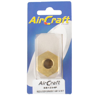 (image for) Reducer Brass 3/4x1/4 M/f Conical 1pc Pack