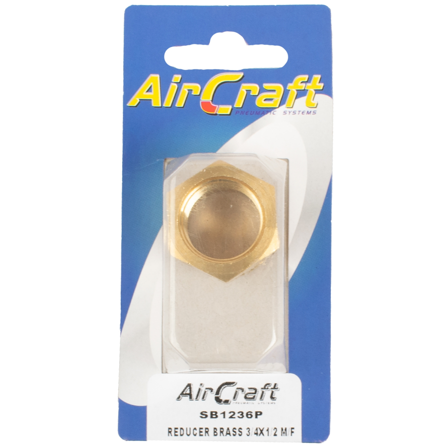 (image for) Reducer Brass 3/4x1/2 M/f Conical 1pc Pack