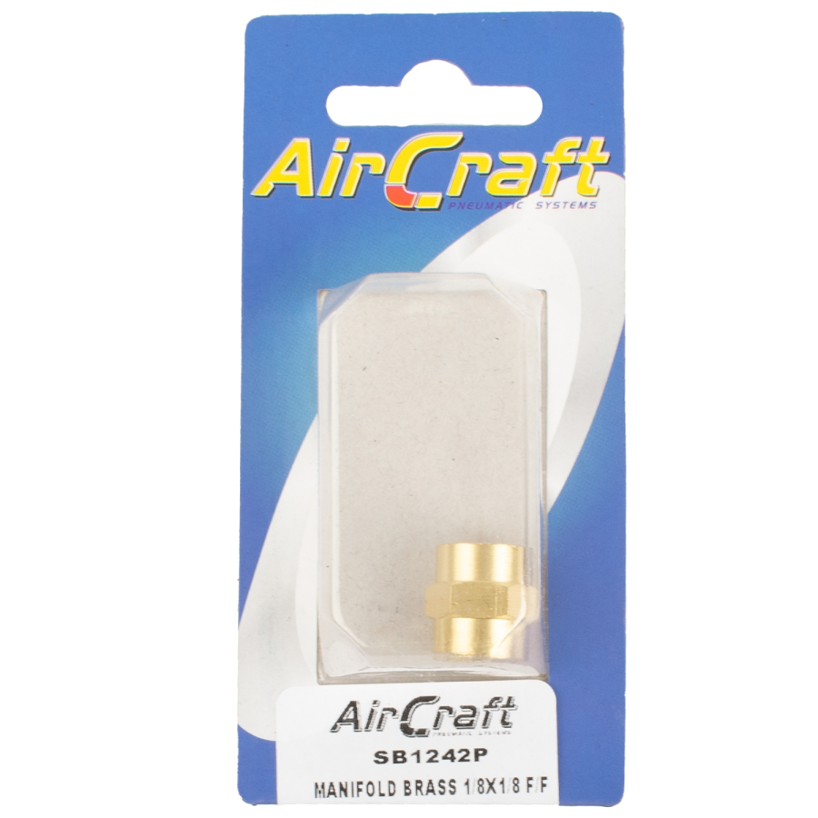 (image for) Manifold Brass 1/8x1/8 F/f 1pc Pack
