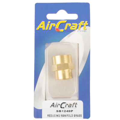 (image for) Reducing Manifold Brass 1/4x3/8 F/f 1pc Pack