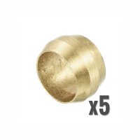 (image for) Ferrule Brass 1/2' 5pc Pack