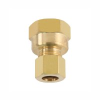 Tube/f-pipe Connect Brass 1/2'-3/8'f (image for) Tube/f-pipe Connect Brass 1/2'-3/8'f