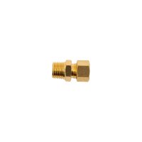 Brass Conical Str. 5/16' Tube X 1/4' M (image for) Brass Conical Str. 5/16' Tube X 1/4' M