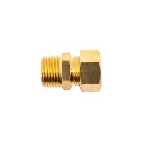 Brass Conical Str. 1/2' Tube X 3/8' M (image for) Brass Conical Str. 1/2' Tube X 3/8' M