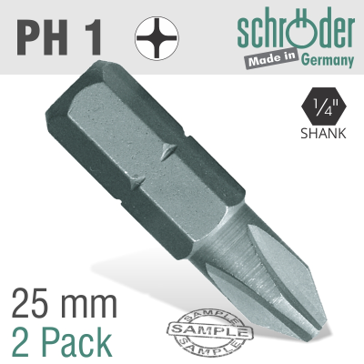 (image for) Phil.no.1x25mm Classic Bit 2cd