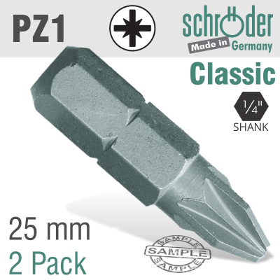 (image for) Pozi.no.1x25mm Classic Bit 2cd